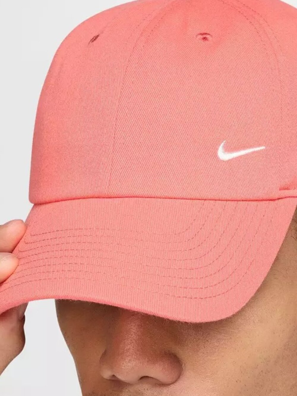 CAP Unstructured NIKE - M/L size adult - Coral Color (Salmon)